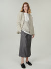 Classic A-Line Midi Skirt
