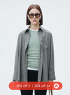 Gray Retro Plaid Shirt
