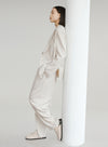 Oversized Textured Suit Shirt