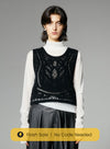 Irish Floral Sleeveless Knitted Vest