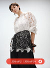 Layered Wrap Tie Mini Skirt