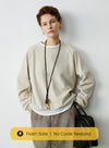 Loose Corduroy Knitted Hoodie