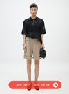 Sommer linned stribede shorts