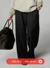 Soft Wide-Leg Casual Trousers