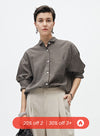 Retro Striped Oversized Shirt