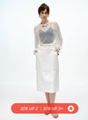 Layered Lace Pencil Skirt