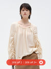 Lantern Sleeve Acid-Wash skjorte