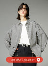 Black/White Essential Striped Shirt