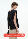 V-hals blomsterblonde tanktop