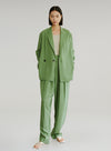 Oversized Textured Suit Shirt