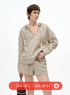 Relaxed Linen Stripe Shirt