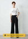 Twill Casual Bukser med brede ben