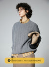 Twists Knitting Cashmere Wool Sweater