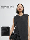 Wool H-Shaped Loose Vest