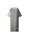 Loose Polo Half-Sleeve Dress