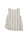 Relief Striped U-Neck Vest Tops