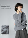 Twists Knitting Cashmere Wool Sweater