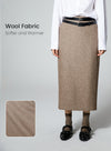 Classic Wool Suit Mid Length Skirt