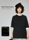 Yak Wool Half Sleeve Sweater T-shirt