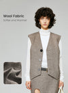 Classic Wool V-Neck Sleeveless Vest