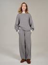 Asymmetric Hem Wool Sweater